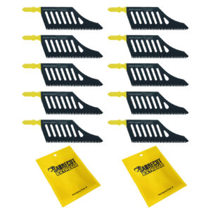10pcs 112mm 11 TPI T Shank Jigsaw Blades - JSSC2074_10