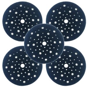 5pcs 150mm Medium Density PU Orbital Sander Interface Pads For Mirka (54 Holes) - OSSCIP001_5