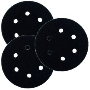 3pcs 150mm Soft Density PU Orbital Sander Interface Pads For 150mm Dual Action Sanders - OSSCIP002_3