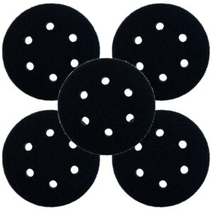 5pcs 150mm Soft Density PU Orbital Sander Interface Pads For 150mm Dual Action Sanders - OSSCIP002_5