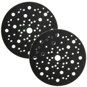 2pcs 150mm Medium Density PU Orbital Sander Interface Pads For Mirka (67 Holes) - OSSCIP005_2