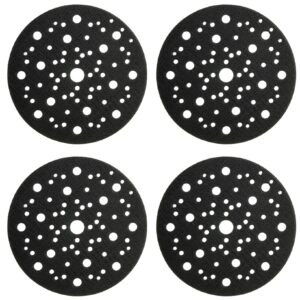 4pcs 150mm Medium Density PU Orbital Sander Interface Pads For Mirka (67 Holes) - OSSCIP005_4