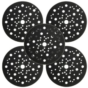 5pcs 150mm Medium Density PU Orbital Sander Interface Pads For Mirka (67 Holes) - OSSCIP005_5