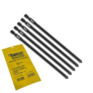 5pcs 130mm PH2 Autofeed Bits for SENCO DuraSpin DS200 DS202 DS205 EA0122 and TYREX D404-14V - SC130PH2_5