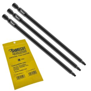 3pcs 130mm SQ2 Autofeed Bits for SENCO DuraSpin DS200 DS202 DS205 EA0122 and TYREX D404-14V - SC130SQ2_3