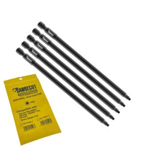 5pcs 130mm SQ2 Autofeed Bits for SENCO DuraSpin DS200 DS202 DS205 EA0122 and TYREX D404-14V - SC130SQ2_5