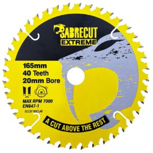 1pc 165mm 40T Saw Blade - SCCSF165CL40
