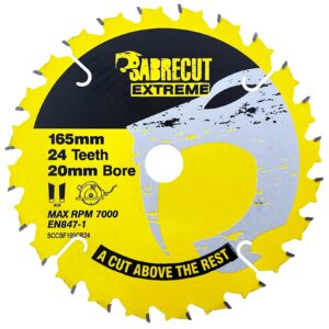 1pc 165mm 24T Saw Blade - SCCSF165CR24