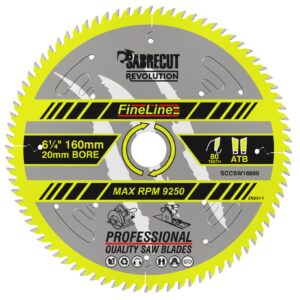 1pc 160mm 80T Wood Cutting Saw Blade - SCCSW16080