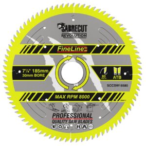1pc 185mm 80T Wood Cutting Saw Blade - SCCSW18580