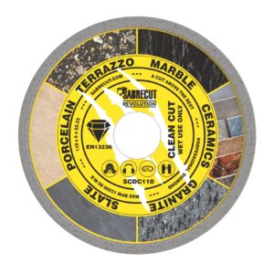 1pc 110mm Continuous Rim Diamond Cutting Disc - SCDC110