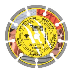 1pc 230mm Segmented Diamond Cutting Disc - SCDS230