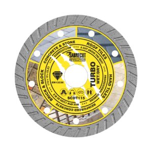 1pc 115mm Turbo Diamond Cutting Disc - SCDT115