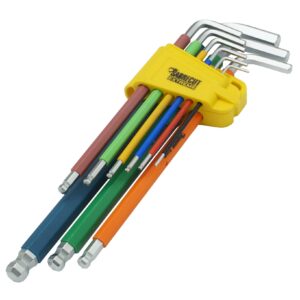 9pcs Soft Grip Allen Key Set - SCHEX009S