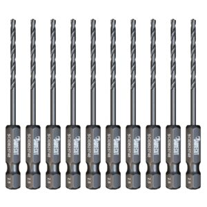 10pcs 2.5mm HSS Impact Drill Bits - SCIDB25748_10