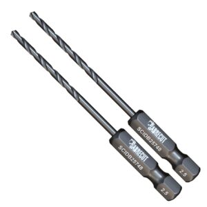 2pcs 2.5mm HSS Impact Drill Bits - SCIDB25748_2