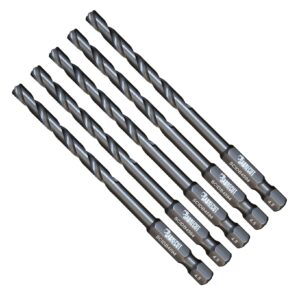 5pcs 4.5mm HSS Impact Drill Bits - SCIDB4594_5