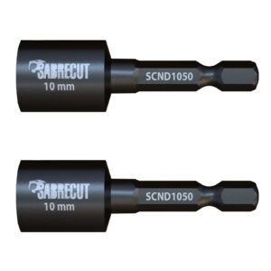 2pcs 10mm Hex Head Socket Driver Bits - SCND1050_2