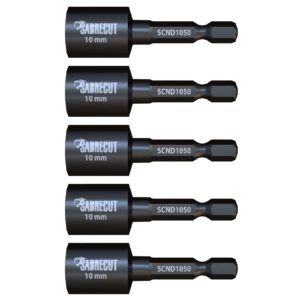 5pcs 10mm Hex Head Socket Driver Bits - SCND1050_5