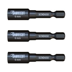 3pcs 6mm Hex Head Socket Driver Bits - SCND650_3