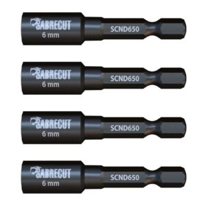 4pcs 6mm Hex Head Socket Driver Bits - SCND650_4