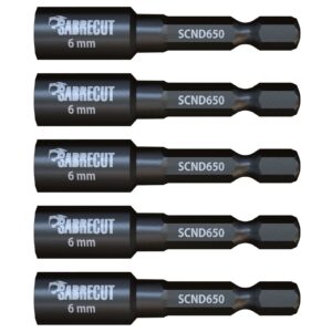 5pcs 6mm Hex Head Socket Driver Bits - SCND650_5