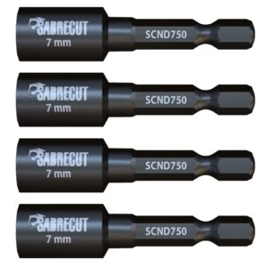 4pcs 7mm Hex Head Socket Driver Bits - SCND750_4