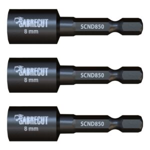 3pcs 8mm Hex Head Socket Driver Bits - SCND850_3