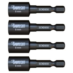 4pcs 8mm Hex Head Socket Driver Bits - SCND850_4