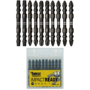 10pcs 65mm Double Ended Mixed Impact Screwdriver Bits - SCPC65_10