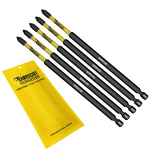 5pcs 152mm Phillips (PH1) Impact Screwdriver Bits - SCPH1152_5