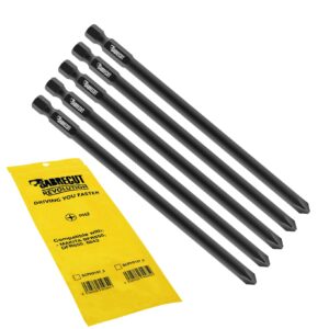 5pcs 157mm PH2 Autofeed Bits for Makita BFR550 DFR550 6843 - SCPH2157_5