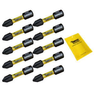 10pcs 32mm Phillips (PH2) Impact Screwdriver Bits - SCPH232_10
