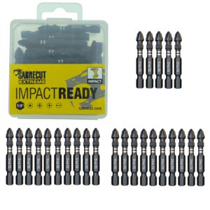 25pcs 50mm Phillips (PH2) Impact Screwdriver Bits - SCPH250_25