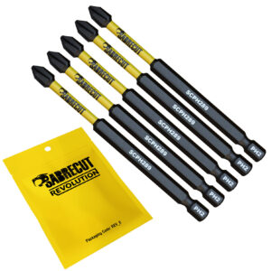 5pcs 89mm Phillips (PH2) Impact Screwdriver Bits - SCPH289_5