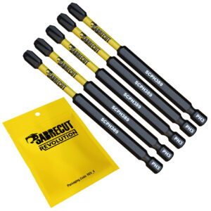 5pcs 89mm Phillips (PH3) Impact Screwdriver Bits - SCPH389_5