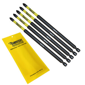 5pcs 152mm Pozidriv (PZ1) Impact Screwdriver Bits - SCPZ1152_5