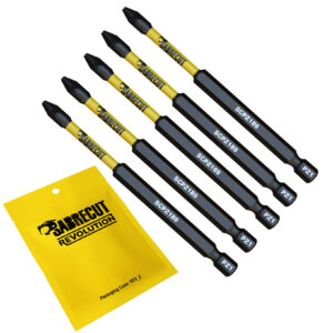 5pcs 89mm Pozidriv (PZ1) Impact Screwdriver Bits - SCPZ189_5