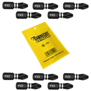 10pcs 25mm Pozidriv (PZ2) Impact Screwdriver Bits - SCPZ225_10