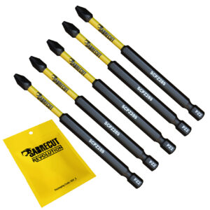 5pcs 89mm Pozidriv (PZ2) Impact Screwdriver Bits - SCPZ289_5