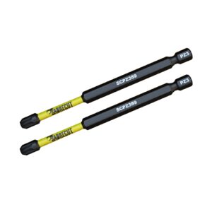 2pcs 89mm Pozidriv (PZ3) Impact Screwdriver Bits - SCPZ389_2