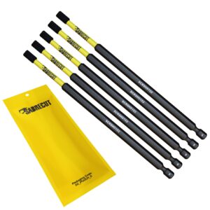 5pcs 152mm Hex (H5) Impact Screwdriver Bits - SCRH5152_5