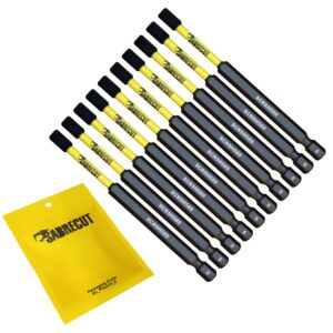 10pcs 89mm Hex (H5) Impact Screwdriver Bits - SCRH589_10