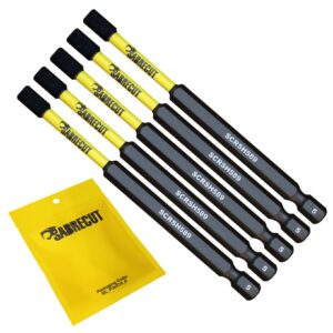 5pcs 89mm Hex (H5) Impact Screwdriver Bits - SCRH589_5
