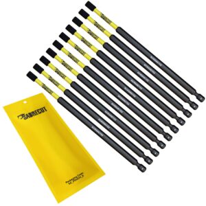 10pcs 152mm Hex (H6) Impact Screwdriver Bits - SCRH6152_10