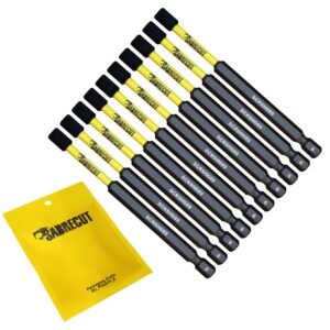 10pcs 89mm Hex (H6) Impact Screwdriver Bits - SCRH689_10