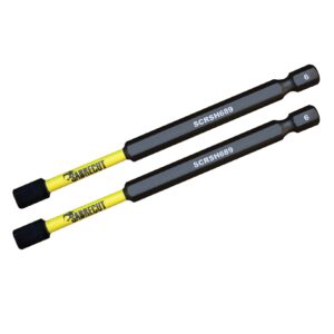 2pcs 89mm Hex (H6) Impact Screwdriver Bits - SCRH689_2