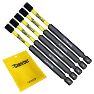 5pcs 89mm Hex (H6) Impact Screwdriver Bits - SCRH689_5