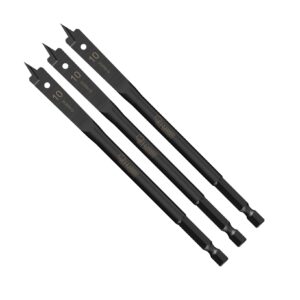 3pcs 10mm x 152mm Impact Rated Spade Bits - SCRIW10_3
