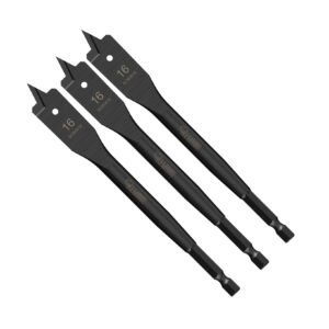 3pcs 16mm x 152mm Impact Rated Spade Bits - SCRIW16_3
